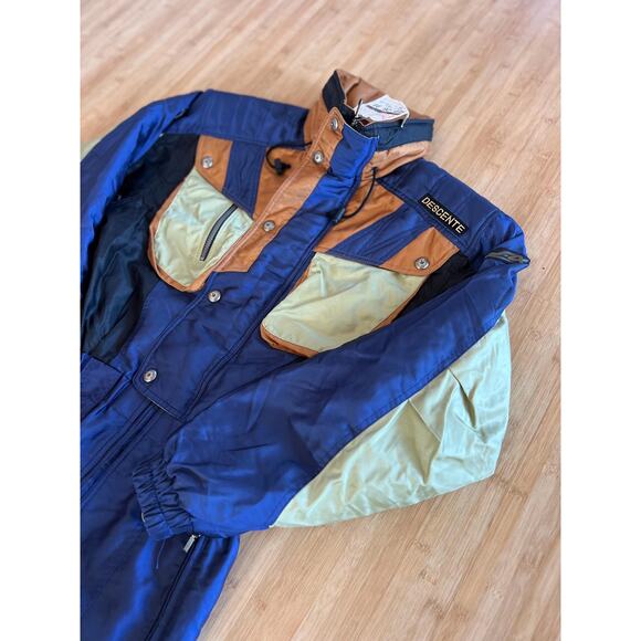 Vintage 1990s Descente Ski Suit - Size L - Picture 2 of 10